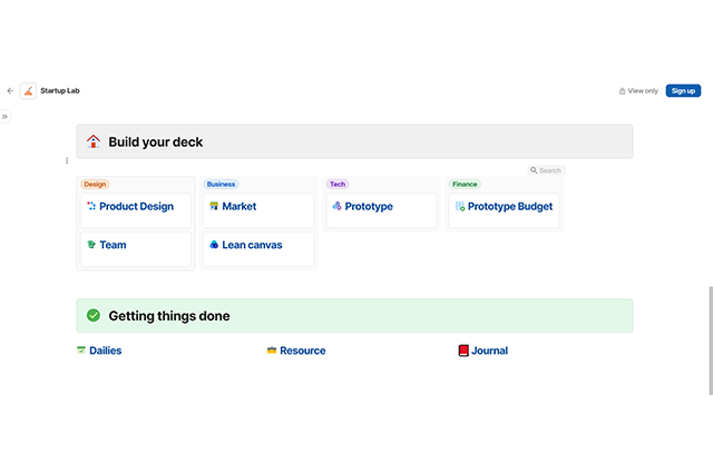 Productivity Template